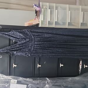 Sapphire sequen formal long dress